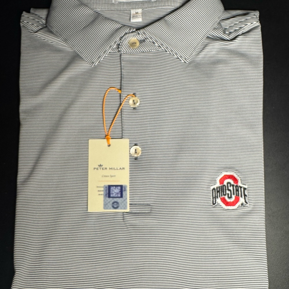 PETER MILLAR The Ohio State Jubilee Stripe
Performance Polo - Picture 3 of 9